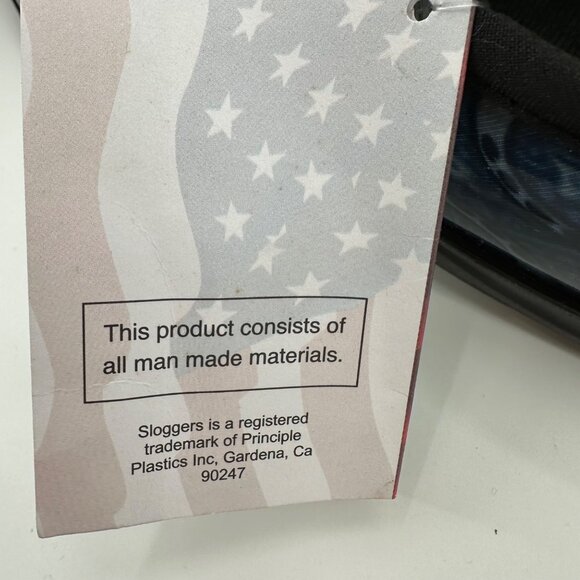 Sloggers Womens Waterproof Blue Horseshoe Print Garden Clogs 10 Made In USA - Picture 6 of 10